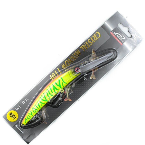 Воблер Columbia CRYSTAL MINNOW 110F 15гр