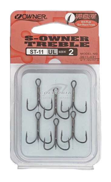 Крючок тройные 5611 ST-11 UL