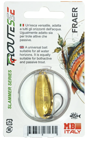 Блесна на форель колебалка FRAER 2.8g