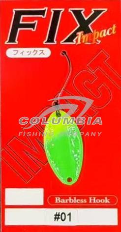Блесна на форель колебалка FIX impact 2.0g