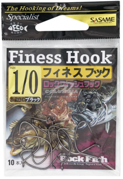 Крючки рыболовные офсетные 3-ROC