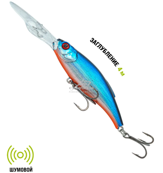 Воблер Deep Shaker 75F 11g