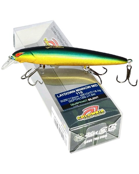 Воблер Columbia LAYDOWN Minnow MID 110