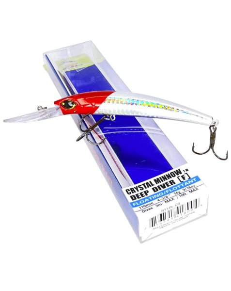 Воблер Columbia Crystal Deep Diver Minnow 110F